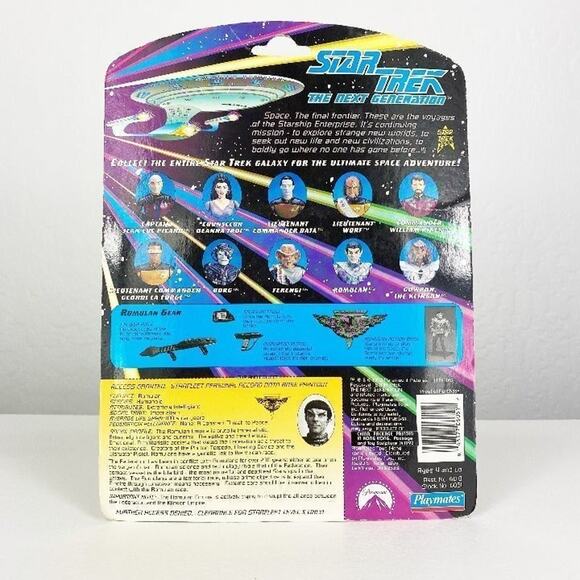 Playmates 1992 Star Trek The Next Generation Romulan Action Figure - Picture 2 of 5